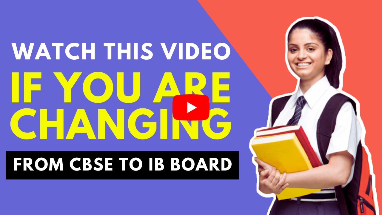 Changing from CBSE to IB